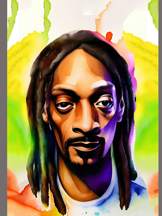 California West Coast Rap Snoop Dogg Digital Art By Jannick Ungerer 