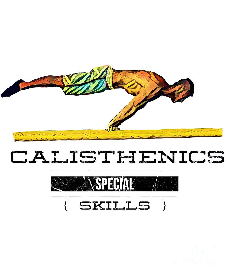 Calisthenics man Design Painting by Turner Isaac | Fine Art America