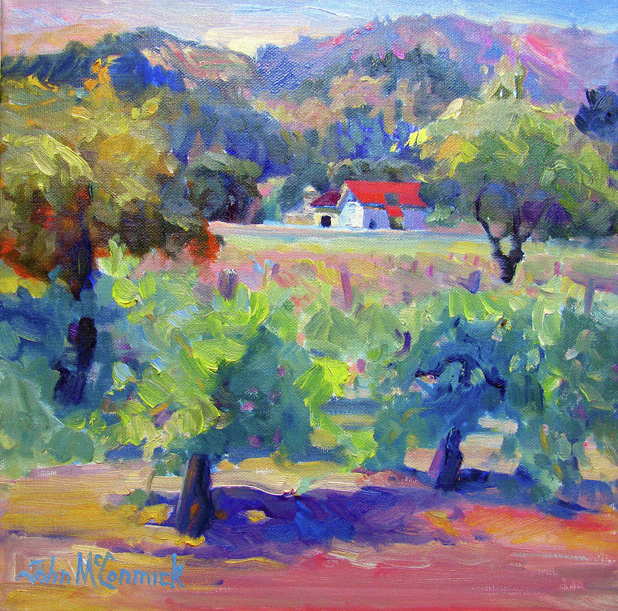 Calistoga Colors Painting by John McCormick