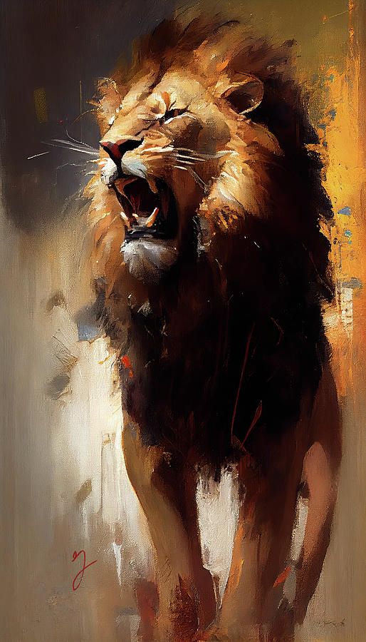 Call of the Pride Painting by Greg Collins