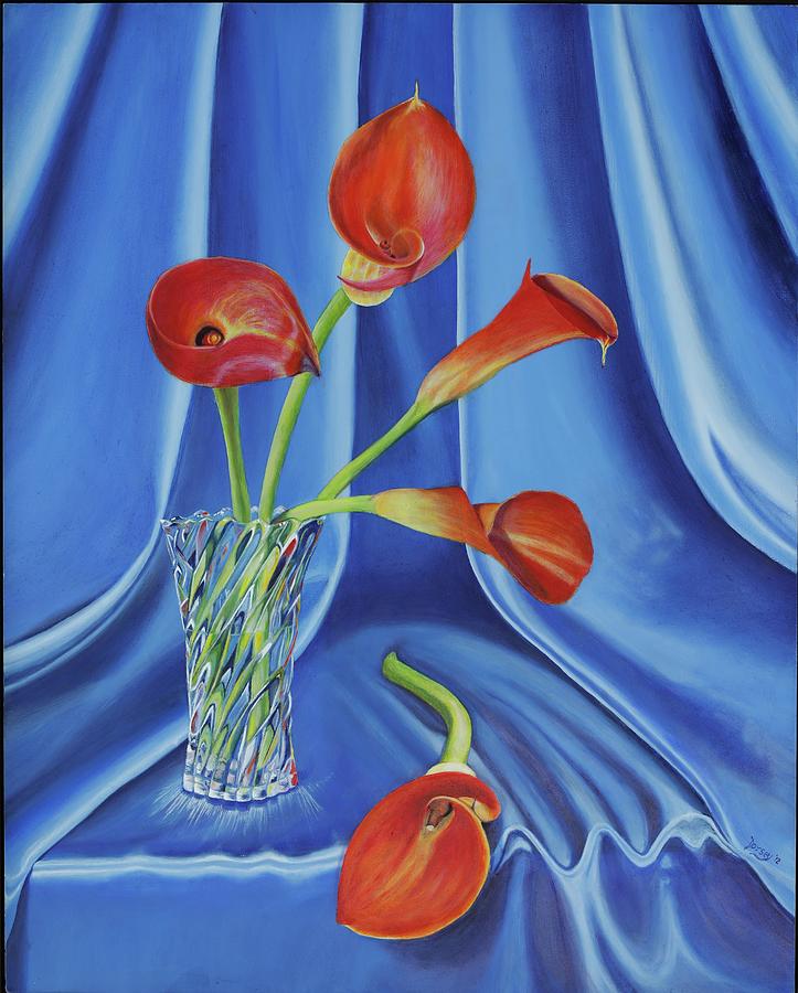 Calla Lilies Painting by Dorsey Northrup