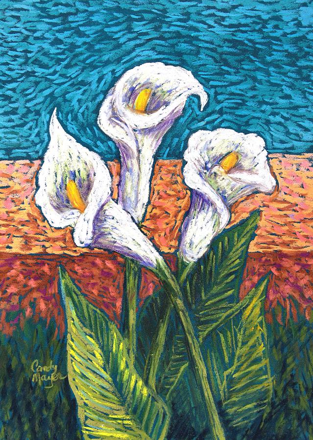Calla Lilies in Pastel Pastel by Candy Mayer