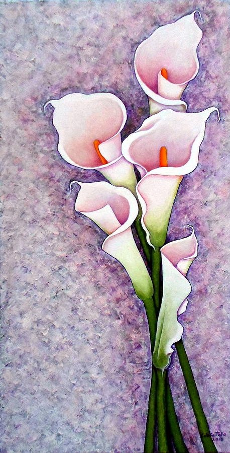 Calla lilies by Madalena Lobao-Tello