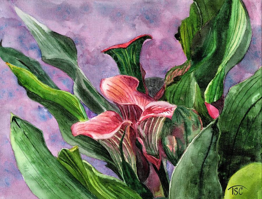 Calla Lilies Painting by Tammy Crawford
