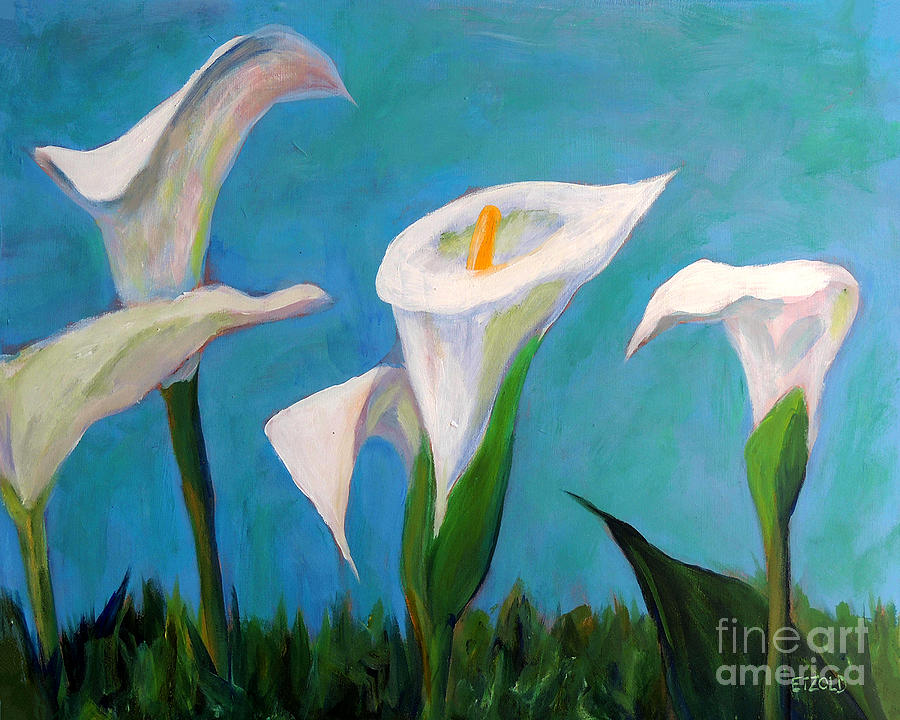 Calla Lilly Painting by Melinda Etzold