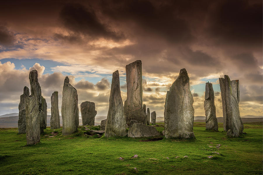 Callanish Stone Circle at Sunset Photograph by Peter O'Reilly - Fine ...