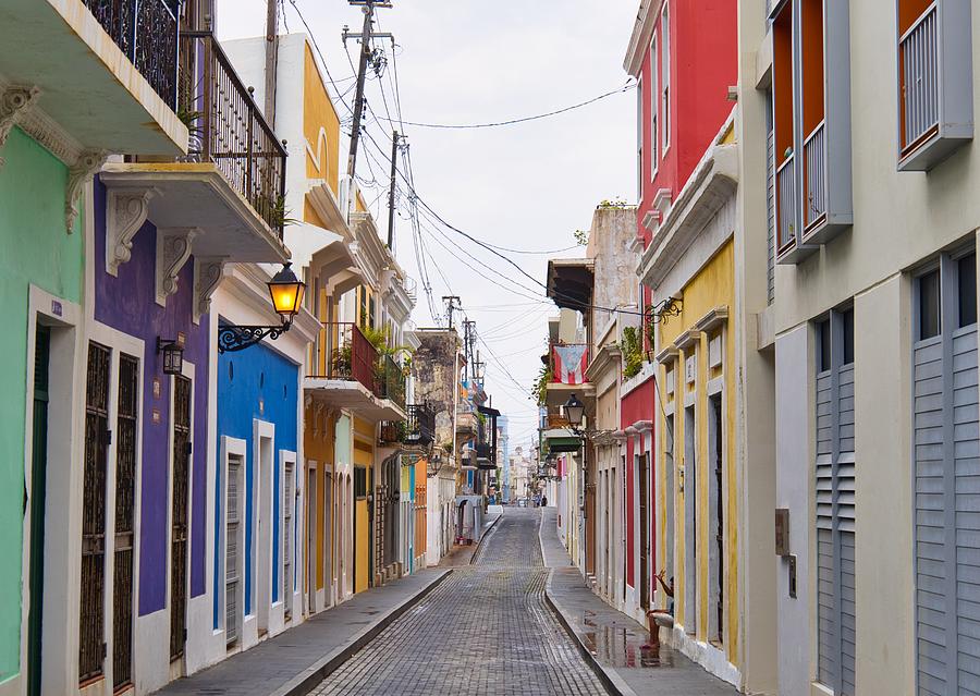 Calle De La Luna, Old San Juan, Puerto Rico Photograph By Kerri 