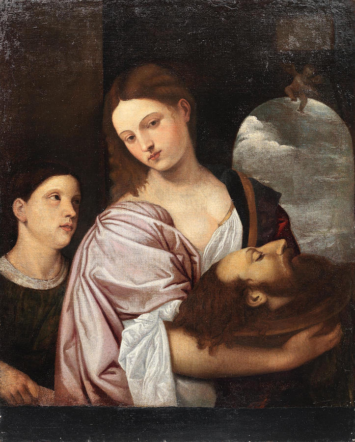 CALLED TITIAN Salome with the head of John the Baptist including an ...