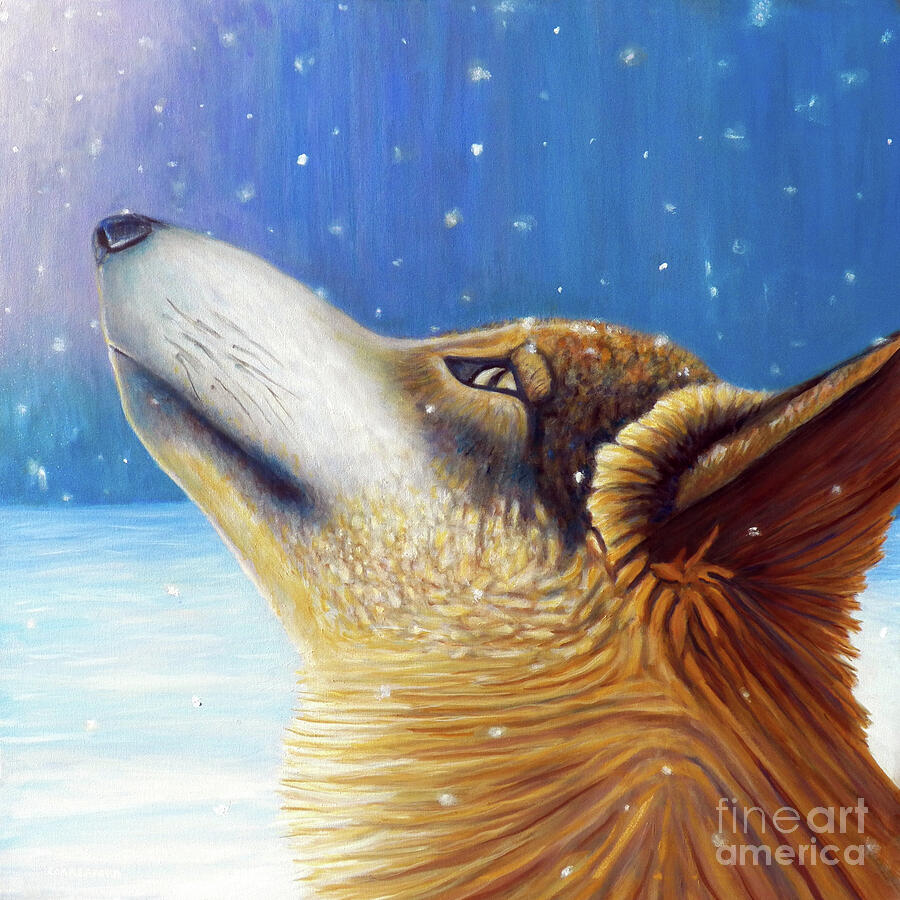 Winter Painting - Calling Me Home by Brian Commerford