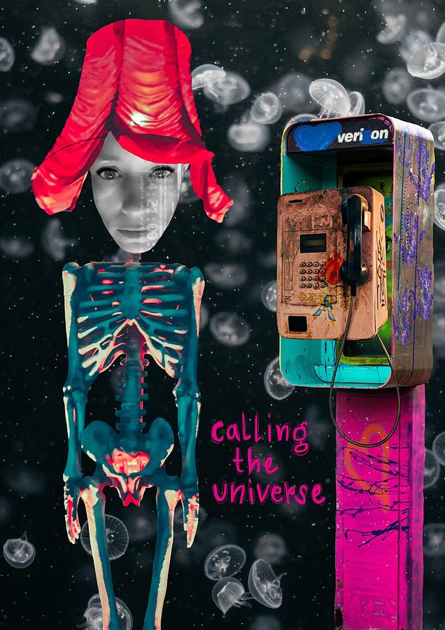 Calling the universe Digital Art by Tanja Leuenberger