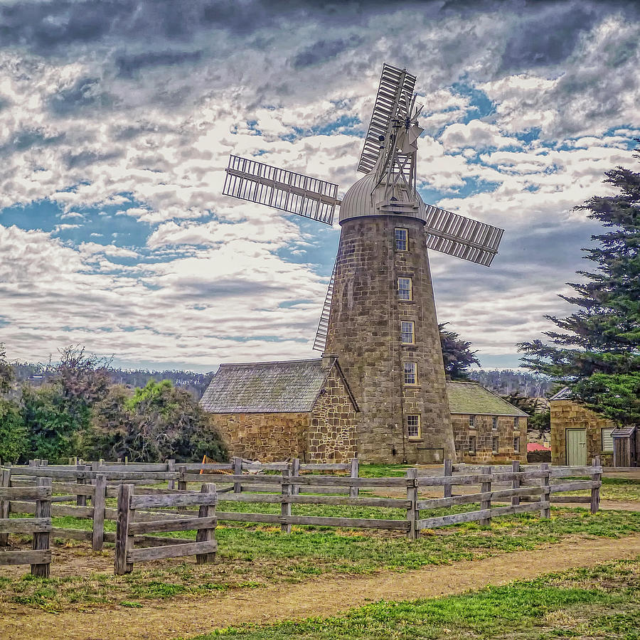 Callington Mill - Oatlands Tasmania Photograph by Tony Crehan