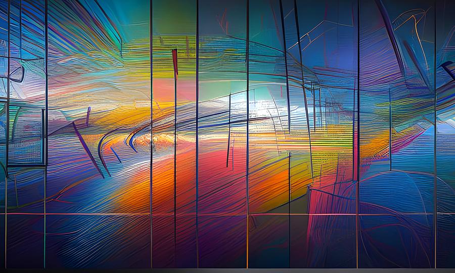 Calm Abstract  Digital Art by Beverly Read