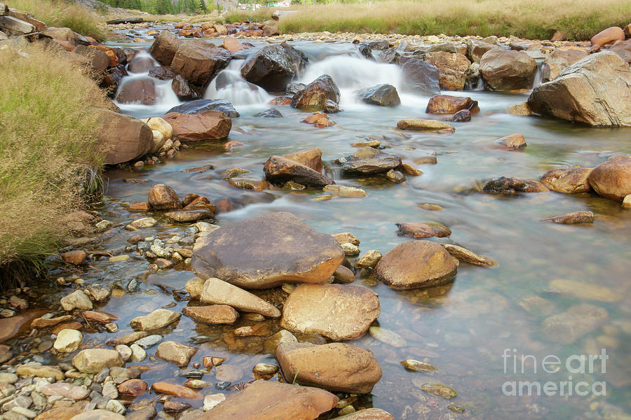 Calm Beauty Of Small Rapids Photograph