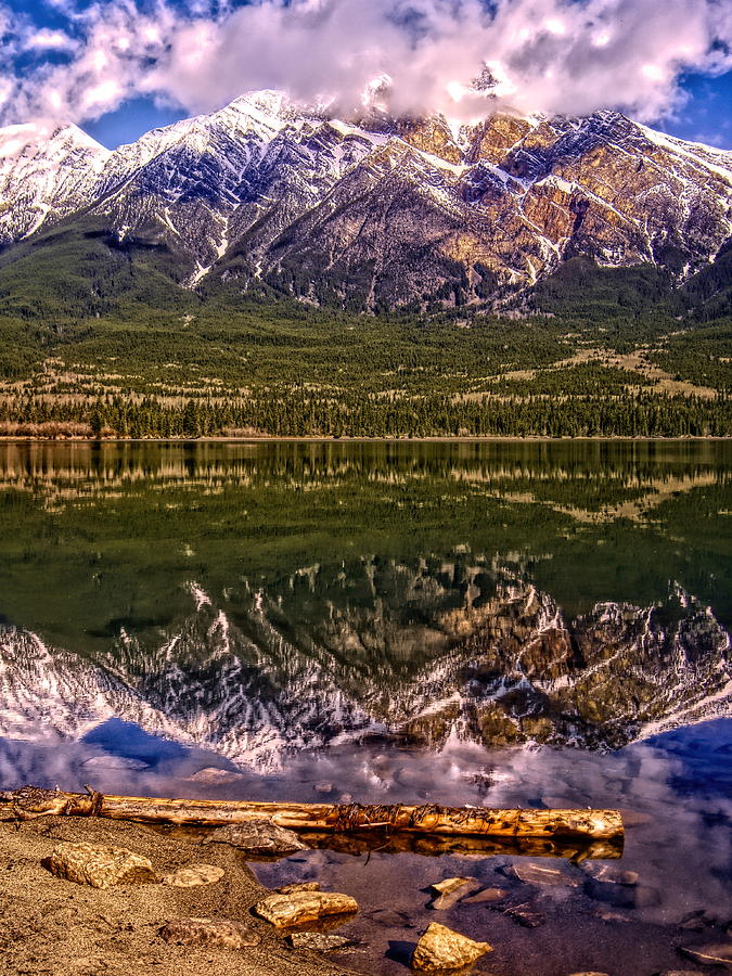 AL - Calm Mountain Lake Reflections Photograph by Ian McAdie