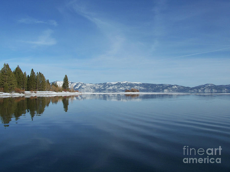 Calm Morning at Tahoe Photograph by Charles Vice