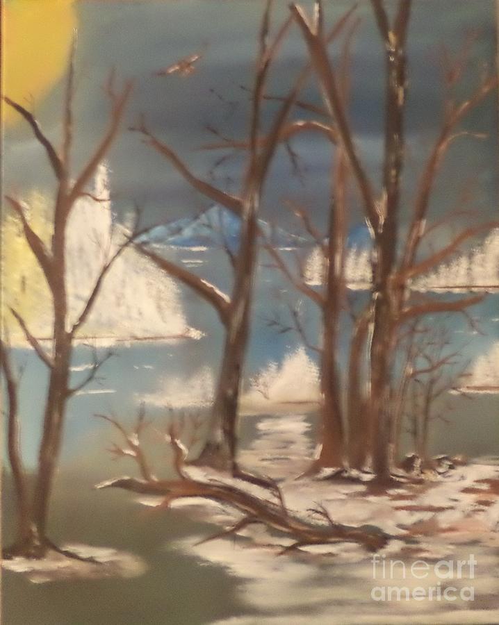 Calm Mountain Brook Painting # 199 Painting by Donald Northup