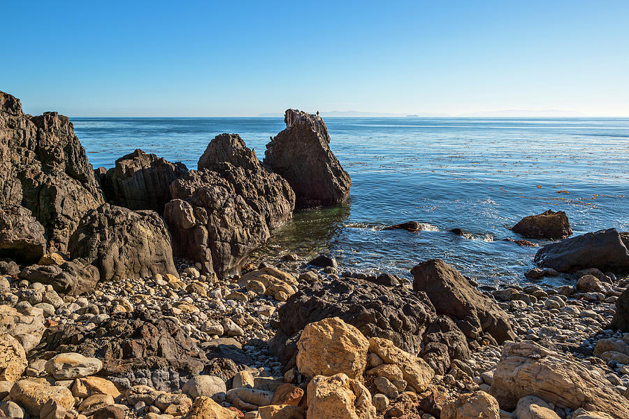 Calm Sea And Rugged Beach Photograph by Craig Brewer - Pixels