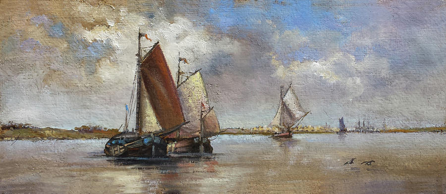Calm seascape Painting by Irek Szelag