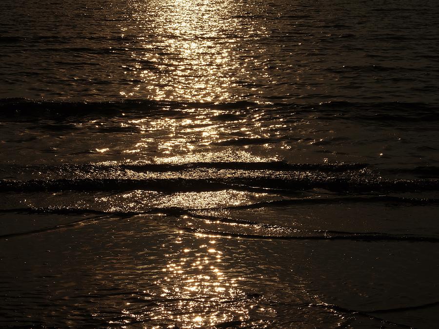 Calm Sepia Ocean Waves Photograph by Kathrin Poersch