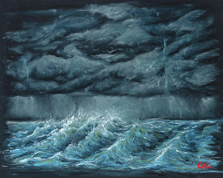 Calm to my Storm Pastel by Calina Mishay - Fine Art America