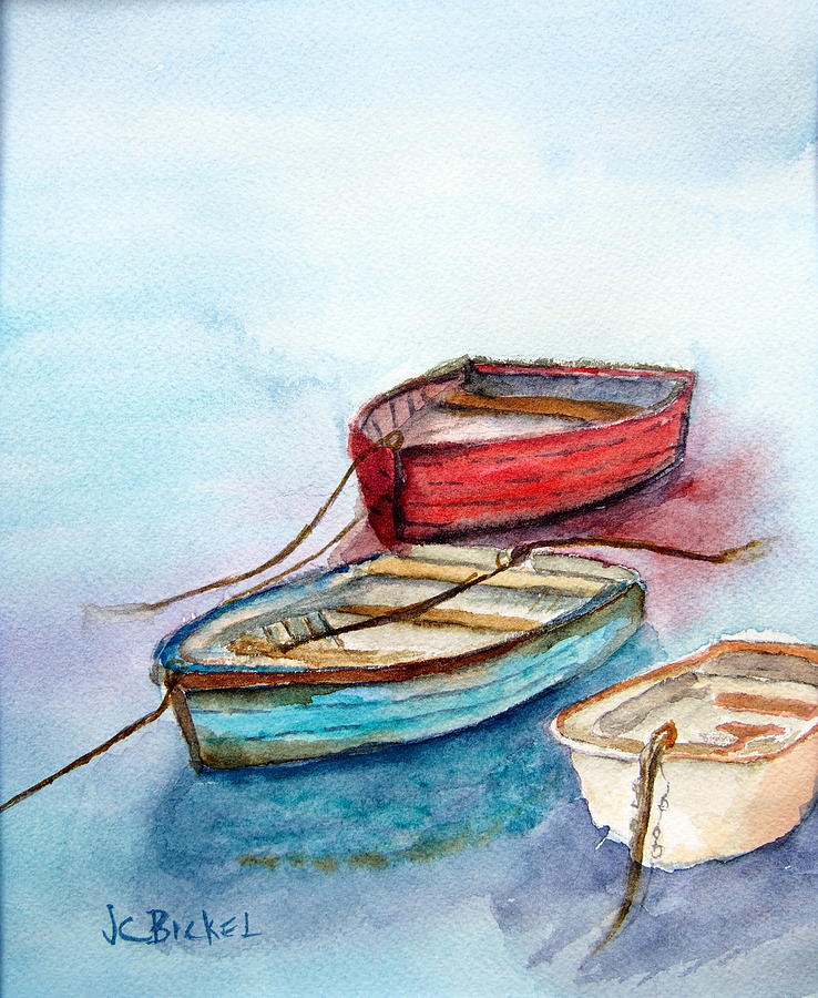 Calm Waters Painting by Jacquelin Bickel