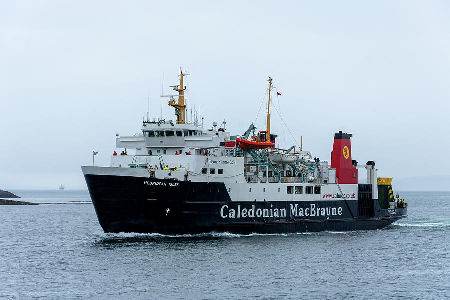 CalMac ferry Photograph by Steev Stamford
