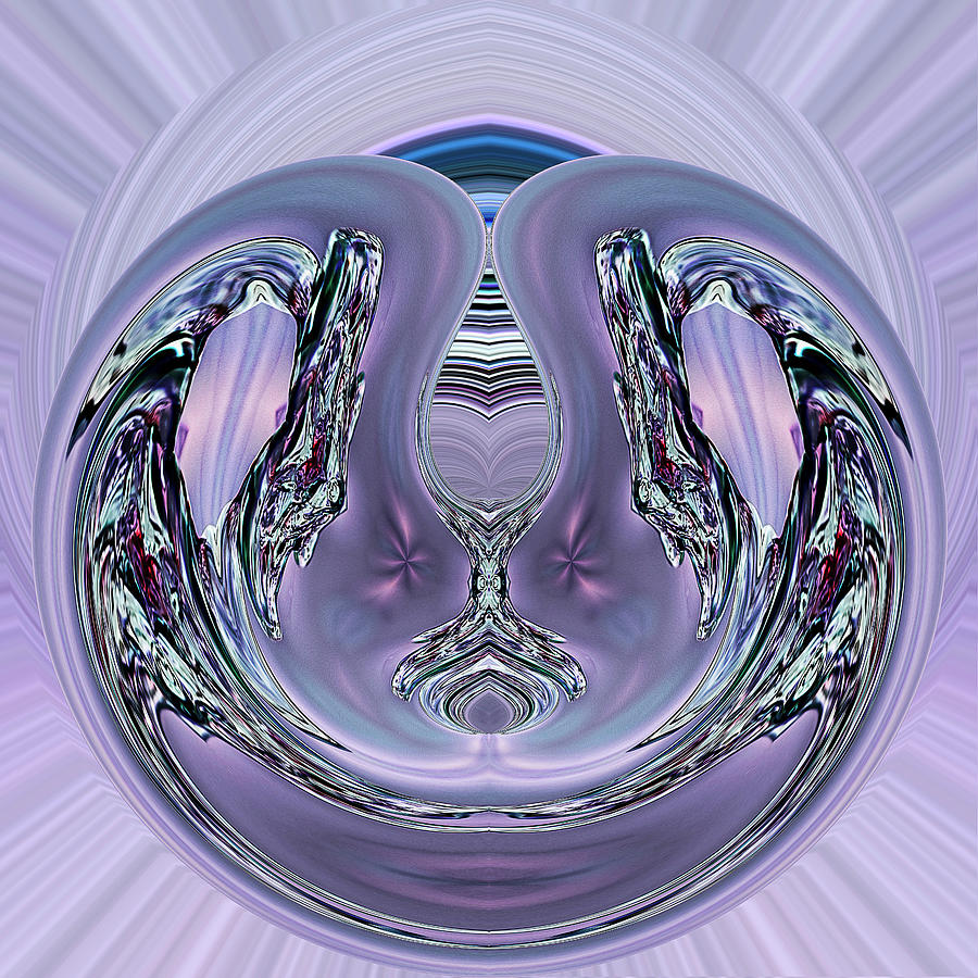 Calming Amethyst Digital Art by Connie Publicover