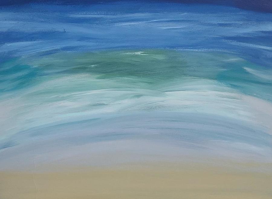 Calming Ocean Waves Painting by Heather Murphy Alfred | Fine Art America