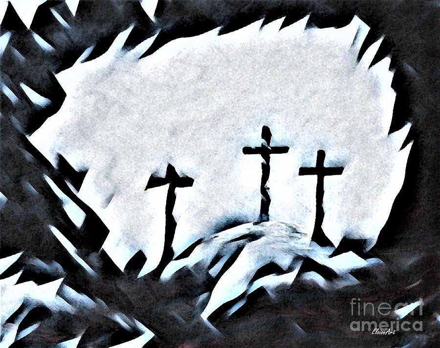 Calvary Painting - Calvary by Eloise Schneider Mote Calvary Painting - Calvary by Eloise Schneider Mote