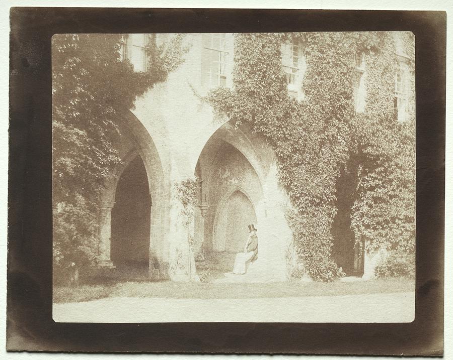 Calvert Jones Seated In The Sacristy Of Lacock Abbey 1845 William Henry Fox Talbot Painting