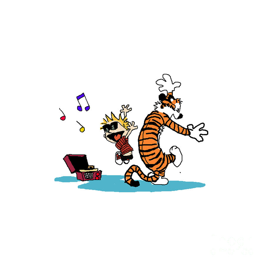 Calvin And Hobbes Dance Digital Art By Lynda B Copeland