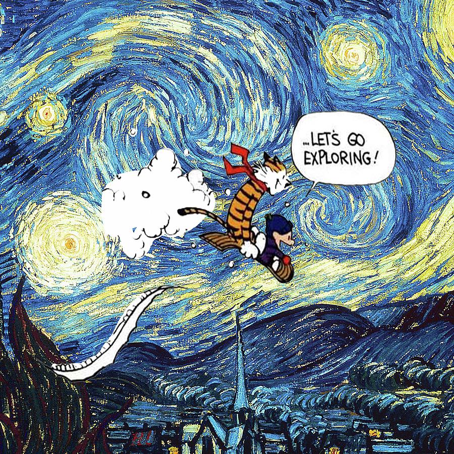 Calvin And Hobbes Digital Art by Patrick M Franklin | Fine Art America