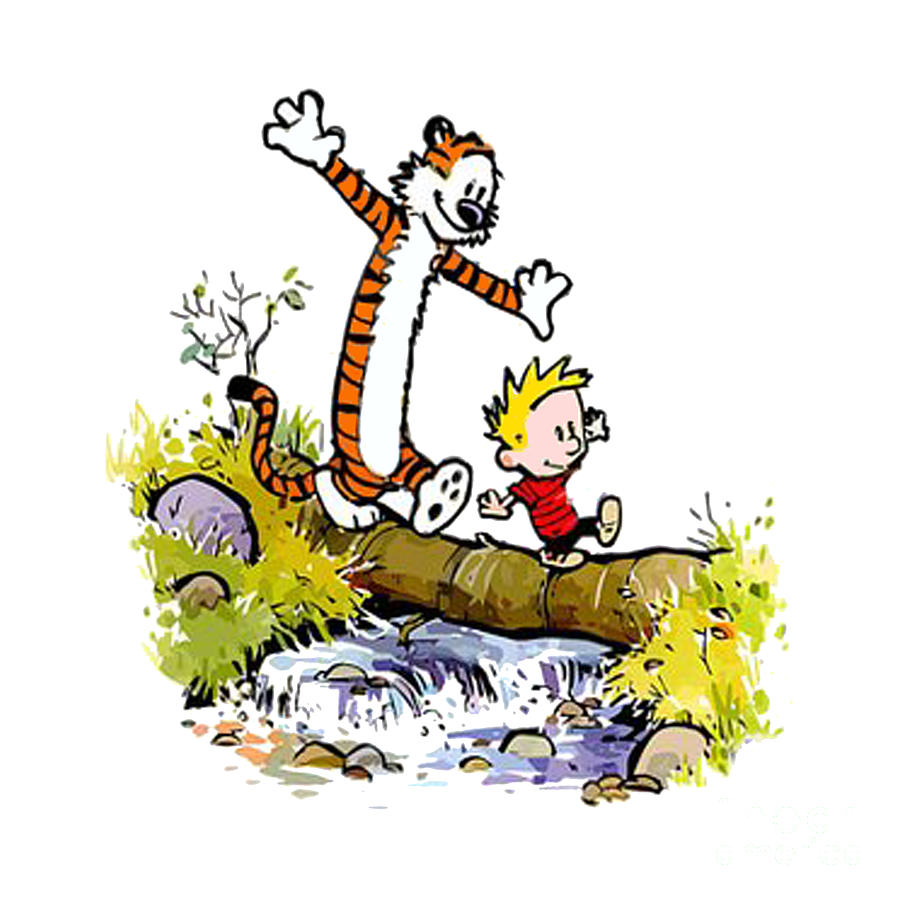 Calvin and Hobbes played Digital Art by Arley Masquot - Fine Art America