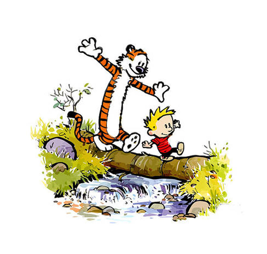 Calvin And Hobbes Digital Art by Young Salter - Fine Art America