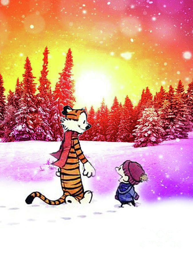 Calvin hobbes poster Digital Art by Darnell Looney - Fine Art America