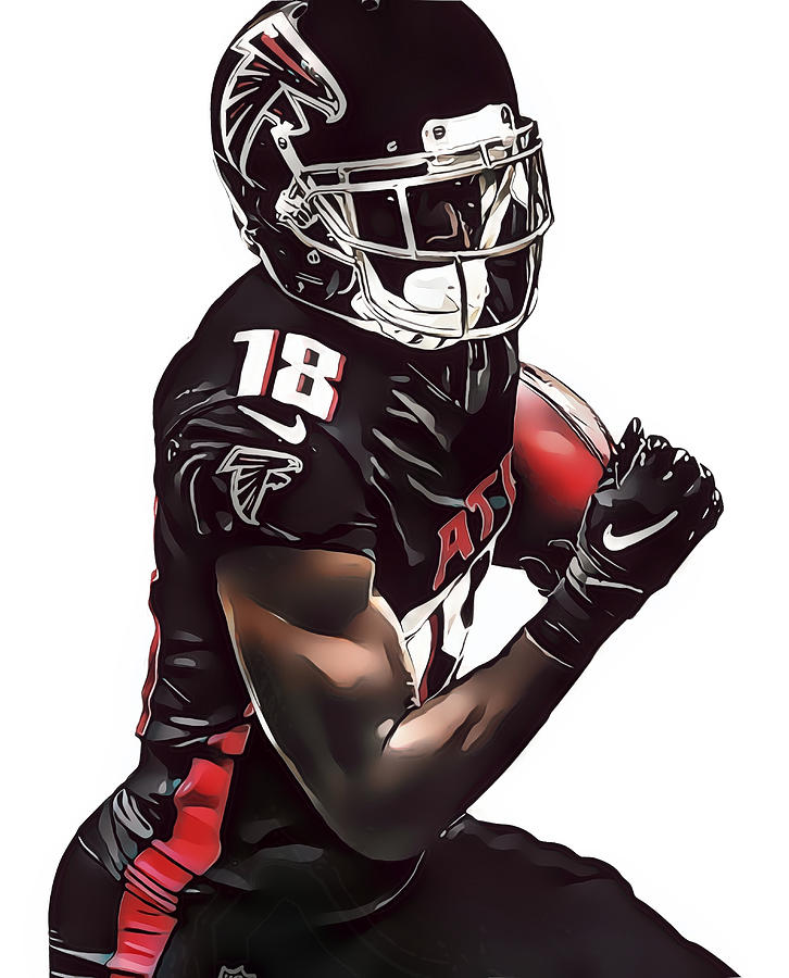 Calvin Ridley Atlanta Falcon faces