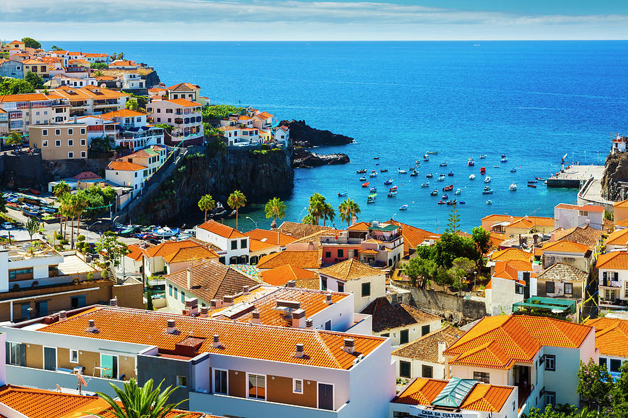 Camara de Lobos village. Madeira, Portugal 02 Photograph by Mikel ...