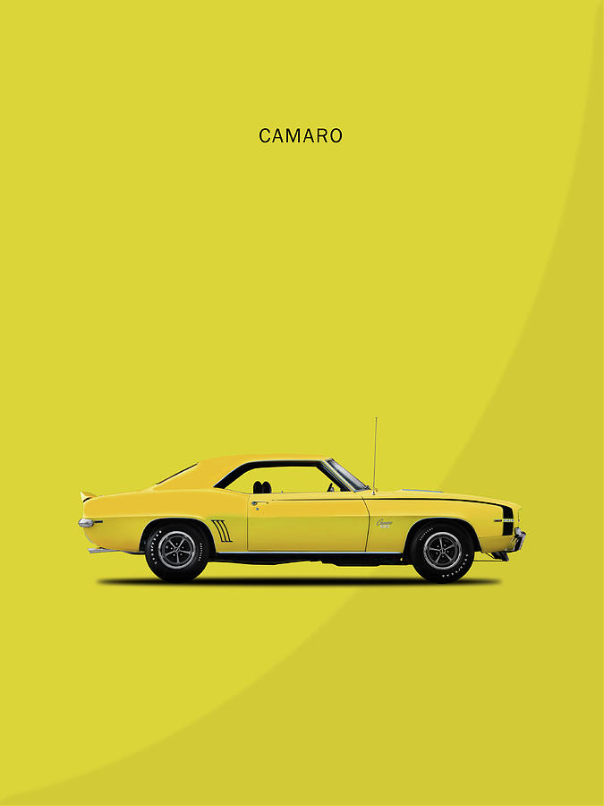 Car Photograph - Camaro 69 by Mark Rogan