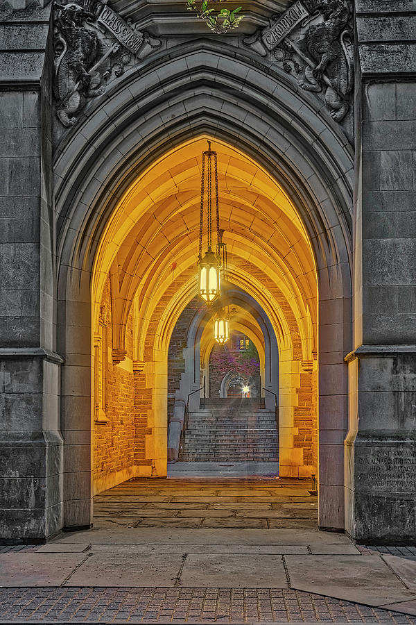 Princeton University Photograph - Campbell Hall Princeton  University by Susan Candelario