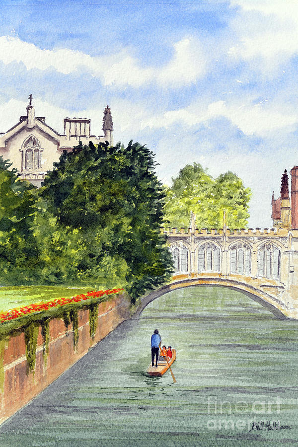 Cambridge England Painting by Bill Holkham