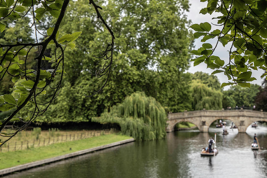 Cambridge England River  Photograph by John McGraw
