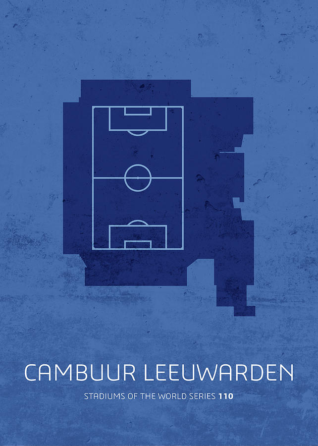 Leeuwarden Mixed Media - Cambuur Leeuwarden Stadium Football Soccer Minimalist Series by Design Turnpike Leeuwarden Mixed Media - Cambuur Leeuwarden Stadium Football Soccer Minimalist Series by Design Turnpike