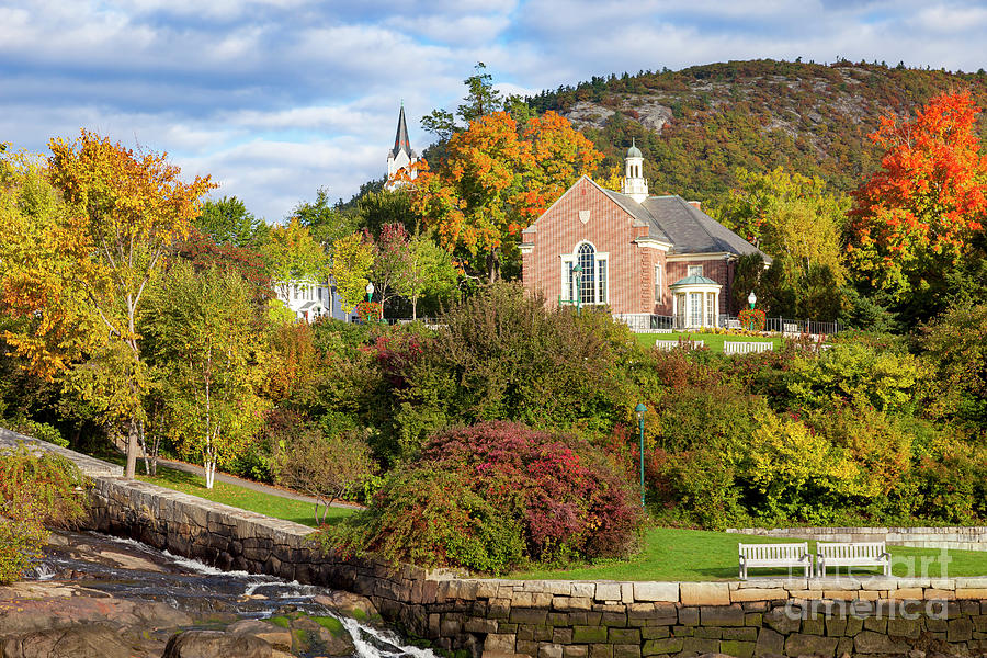 Camden Maine - New England - Fall Foliage Photograph