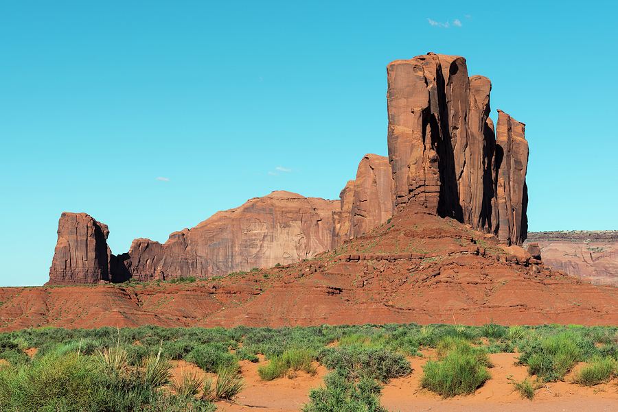 Camel Butte - Monument Valley Photograph by Loree Johnson