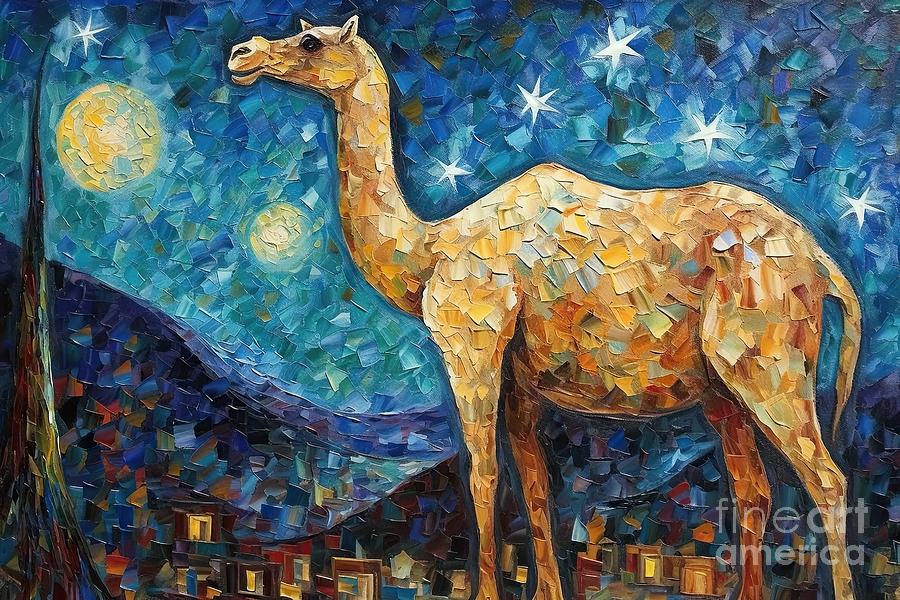 Vincent Van Gogh Painting - Camel Painting by N Akkash
