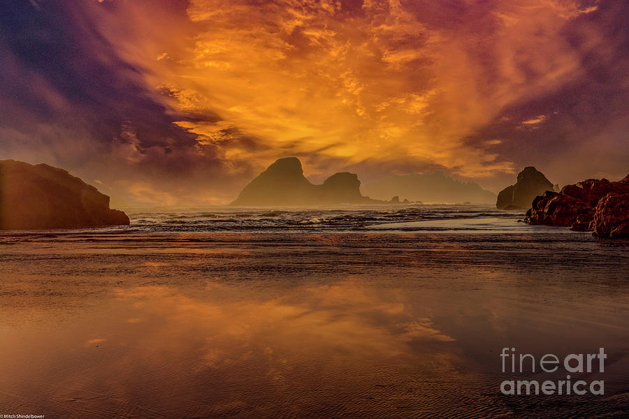 Camel Rock Sunset Reflection Photograph by Mitch Shindelbower