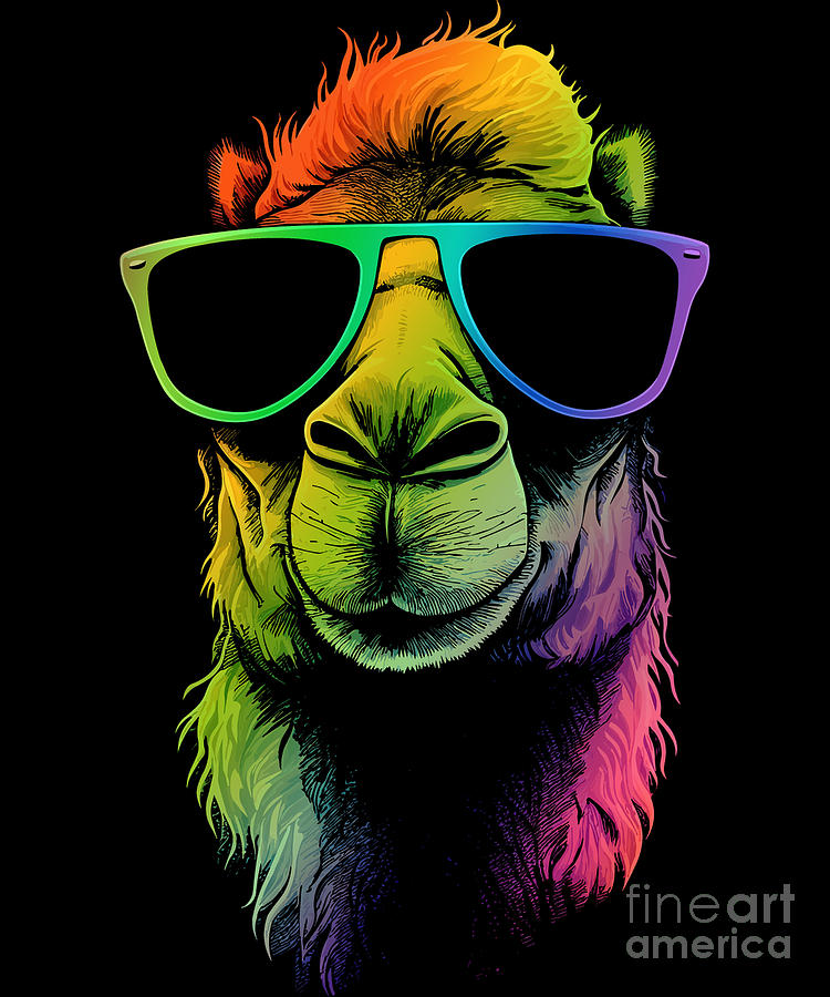 Camel Sunglasses Colors Digital Art by Megan Miller - Fine Art America