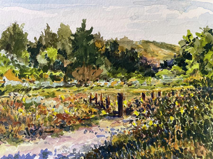 Camelback Trail study Painting by Les Herman