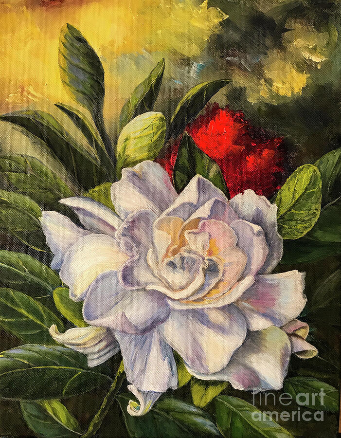Camellia Painting by Sherrell Rodgers