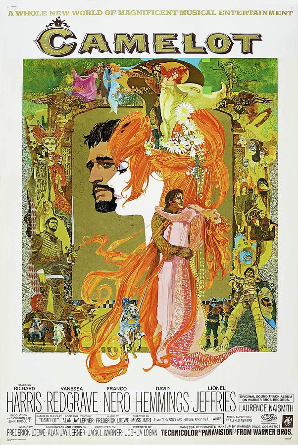 Camelot, 1967 - art by Robert Peak Mixed Media by Movie World Posters